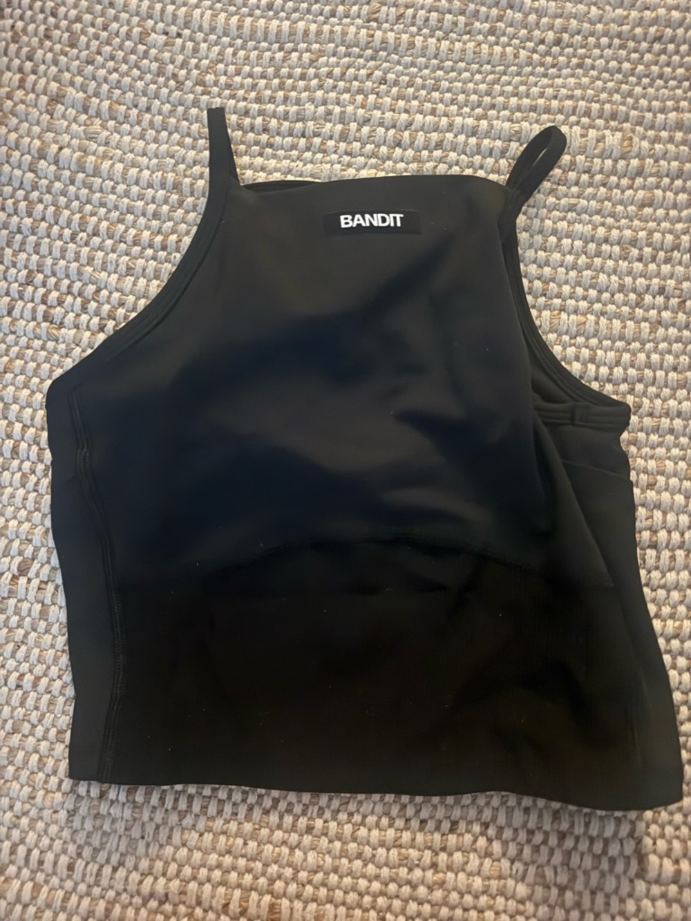 Bandit Women's Black High-Neck Tank Top